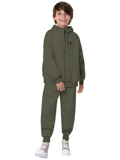 Костюм спортивный детский NIKASTYLE 7т13324, хаки, 140