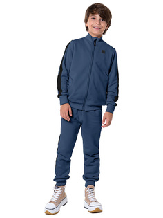 Костюм спортивный детский NIKASTYLE 7т14524, синий, 134