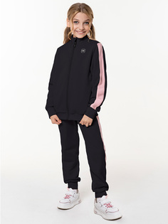 Костюм спортивный детский NIKASTYLE 7т14824, черный, 164