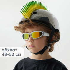 Шлем детский защитный Happy baby MADDY, 2-6 л, обхват головы 48-52 см, зеленый