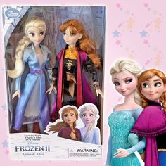 Кукла Disney Frozen Эльза и Анна Холодное сердце, набор