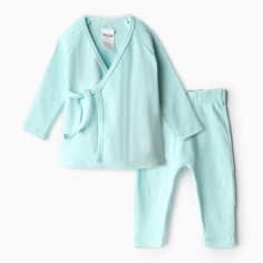 Комплект для новорожденных MINAKU Basic Line BABY, голубой, 80