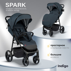 Прогулочная коляска Indigo SPARK, темно-серый