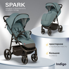 Прогулочная коляска Indigo SPARK голубой