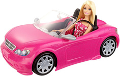Игровой Набор С Куклой Barbie Барби С Гламурным Кабриолетом Djr55