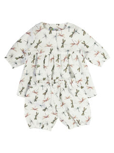 Комплект одежды детский Сонный гномик Сакура 03, молочный, 74