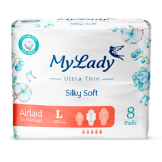 Ультратонкие прокладки My Lady Silky Soft Airlaid Technology размер L