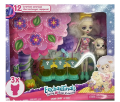 Кукла Mattel Enchantimals Baby Best Friends Овечка Лорна Ламб с питомцами и аксессуарами