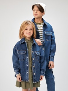 Куртка джинсовая детская Acoola 20330750001, синий, 134