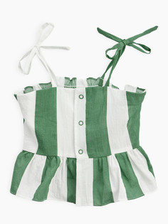Топ детский Happy Baby 88157, green stripe, 110
