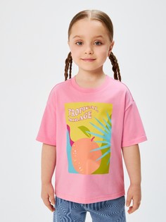 Футболка детская Acoola 20230510023, розовый, 128