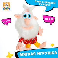 Мягкая игрушка Мульти-Пульти БУБА в красной рубашке, 18 см