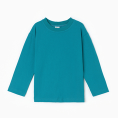Лонгслив детский MINAKU Basic Line KIDS, Бирюзовый, 140