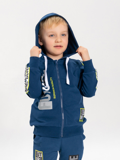 Толстовка детская КотМарКот 8241845, синий, 122