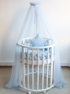 Балдахин для детской кроватки Alisse Dreams голубой