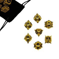 Набор кубиков для D&D Время игры 9889104 золото 7 шт