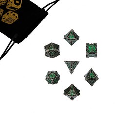 Набор кубиков для D&D Время игры 9889101 зеленые 7 шт