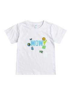 Футболка детская ТАКРО ФМ16162024, белый снег, 92