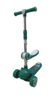 Детский самокат Luxmom YL-3302 зеленый