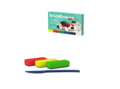 Пластилин восковой ErichKrause 61326 мягкий и стек 6 цветов 78г