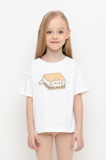 Футболка детская CROCKID К 302355, белый, 122
