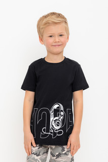 Футболка детская CROCKID К 302361, черный, 110
