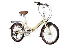 Велосипед NOVATRACK 20 складной AURORA бежевый 2024