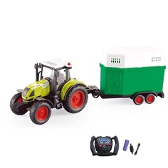 Трактор MSN Toys с прицепом на радиоуправлении с аккумулятором 1:16 YJ-062-14