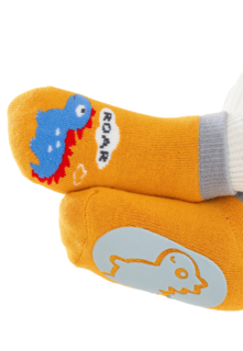 Носки детские Duck happy Umfs-182357, оранжевый динозавр, 14