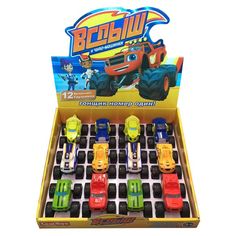 Набор машинок Вспыш и чудо машинки Blaze Монстр трак тачки 12 шт