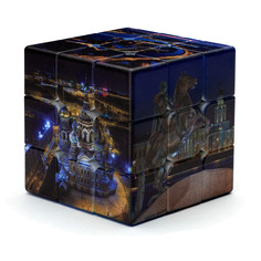 Кубик Рубика SPEEDCUBES 3x3x3 St Petersburg Night с видами ночного Санкт-Петербурга
