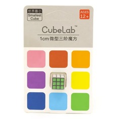 Кубик Рубика самый маленький в мире 3х3 CubeLab 1 cm black