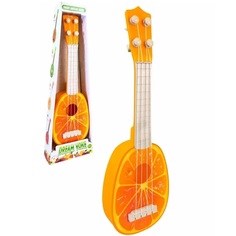 Игрушечный музыкальный инструмент Essa Toys гавайская гитара укулеле 4 струны Фрукты