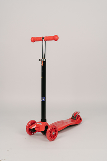 Самокат-кикборд V8+ детский трёхколесный V-KS4108 красный