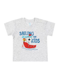 Футболка детская ТАКРО ФМ16162024, белый меланж, 62