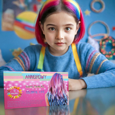 Набор детской декоративной косметики Annsrowy 9941827, мелки карандаши для волос, 12 шт