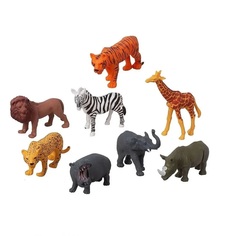 Набор фигурок диких животных Zhorya Домашний зоопарк 8 развивающих фигурок 2А283
