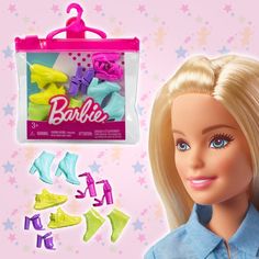 Стильная обувь Mattel Barbie для куклы Барби, 5 пар