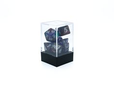 Набор кубиков для D&D, Dungeons and Dragons, ДнД, Pathfinder переливающиеся космические No Brand