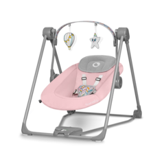 Электрокачели для новорожденных Lionelo Otto Pink Baby