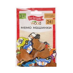 Настольная игра Десятое Королевство мемо Машинки Far far land wood, 24 фишки в пакете