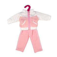 Одежда для куклы Zhorya ростом 35 - 42 см розовый спортивный костюм для пупса GCM18-48