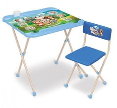 Комплект детской мебели Nika Кто чей малыш? стол стул