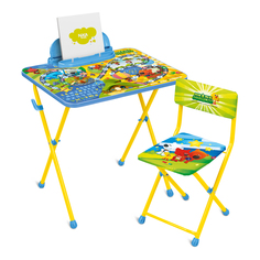 Комплект детской мебели Nika Ми-Ми-Мишки c игрой стол стул