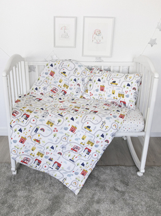 Детское постельное белье в кроватку Baby Nice для новорожденных ясли поплин DC1163