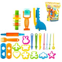 Набор инструментов стеков и формочек для лепки Essa Toys из пластилина