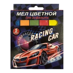 Мел цветной Centrum Racing car 5 шт