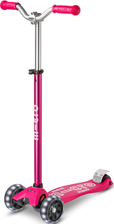 Самокат Micro Maxi Deluxe Pro LED 2024 Розовый