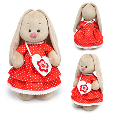 Мягкая игрушка Budi Basa Зайка Ми в платье и с сумочкой-сердечком StS-634
