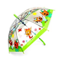 Зонт-трость детский ND Play Три Кота, полуавтоматический, дизайн 1